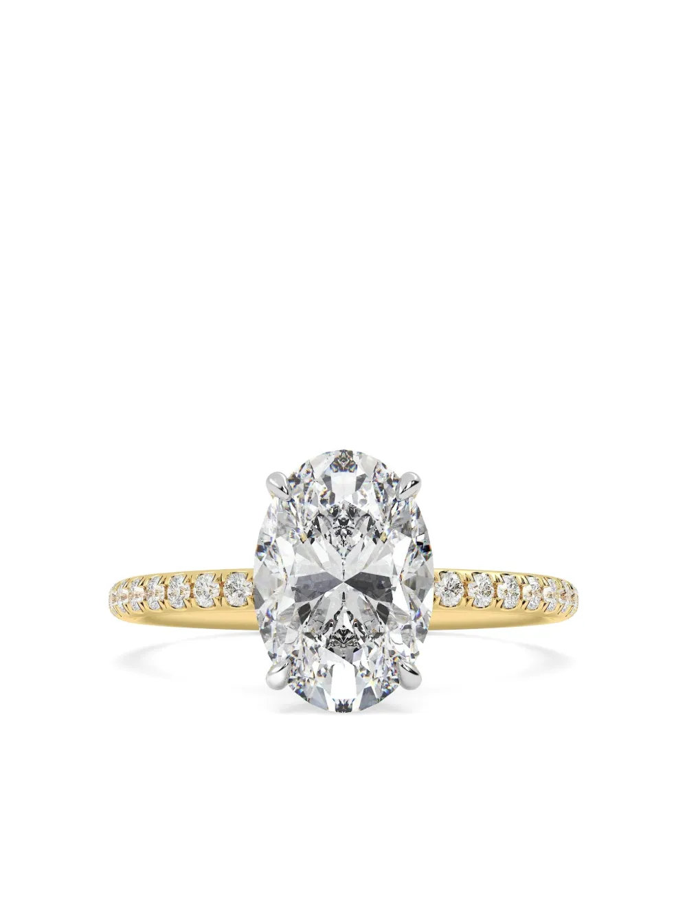 Tilla 14k Yellow Gold Diamond Accented Ring In Gold