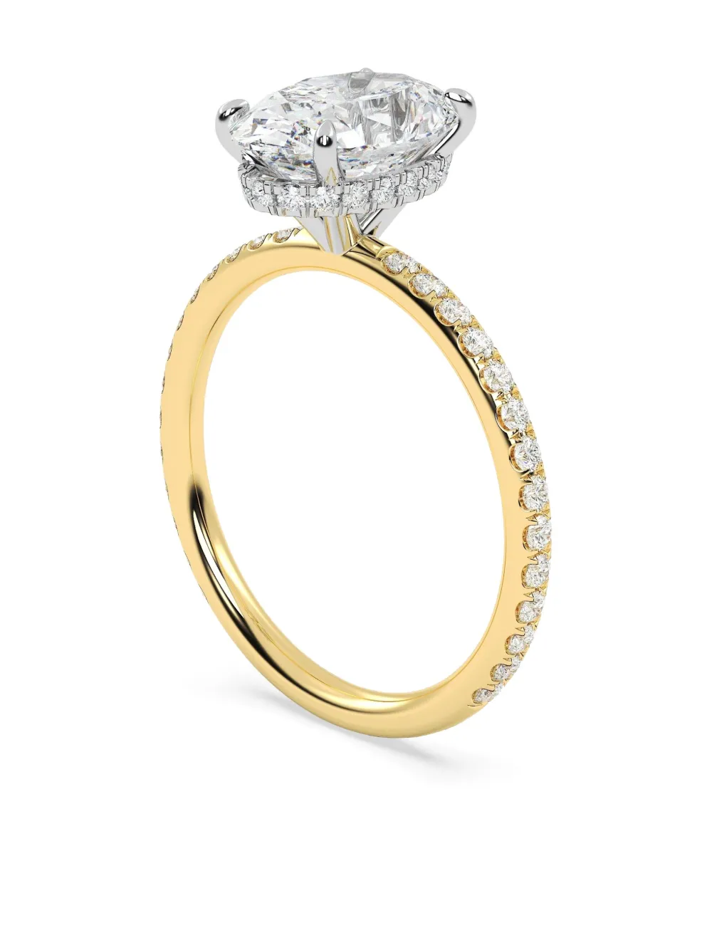 Tilla 14k Yellow Gold Diamond Accented Ring In Gold