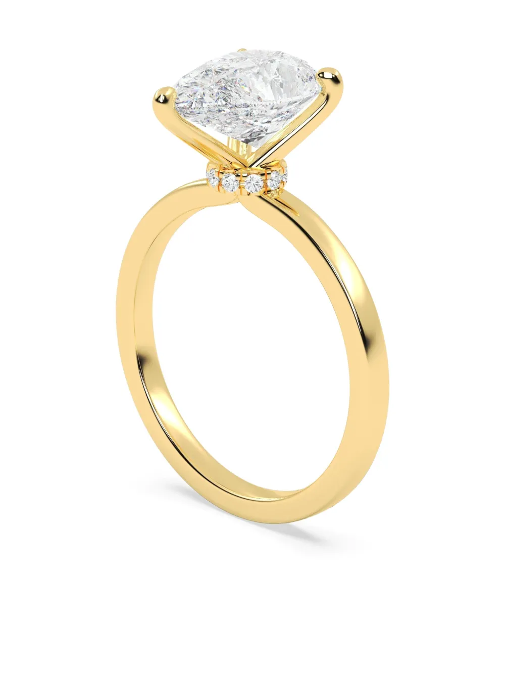 Tilla 14k Yellow Gold Solitaire Ring In Gold