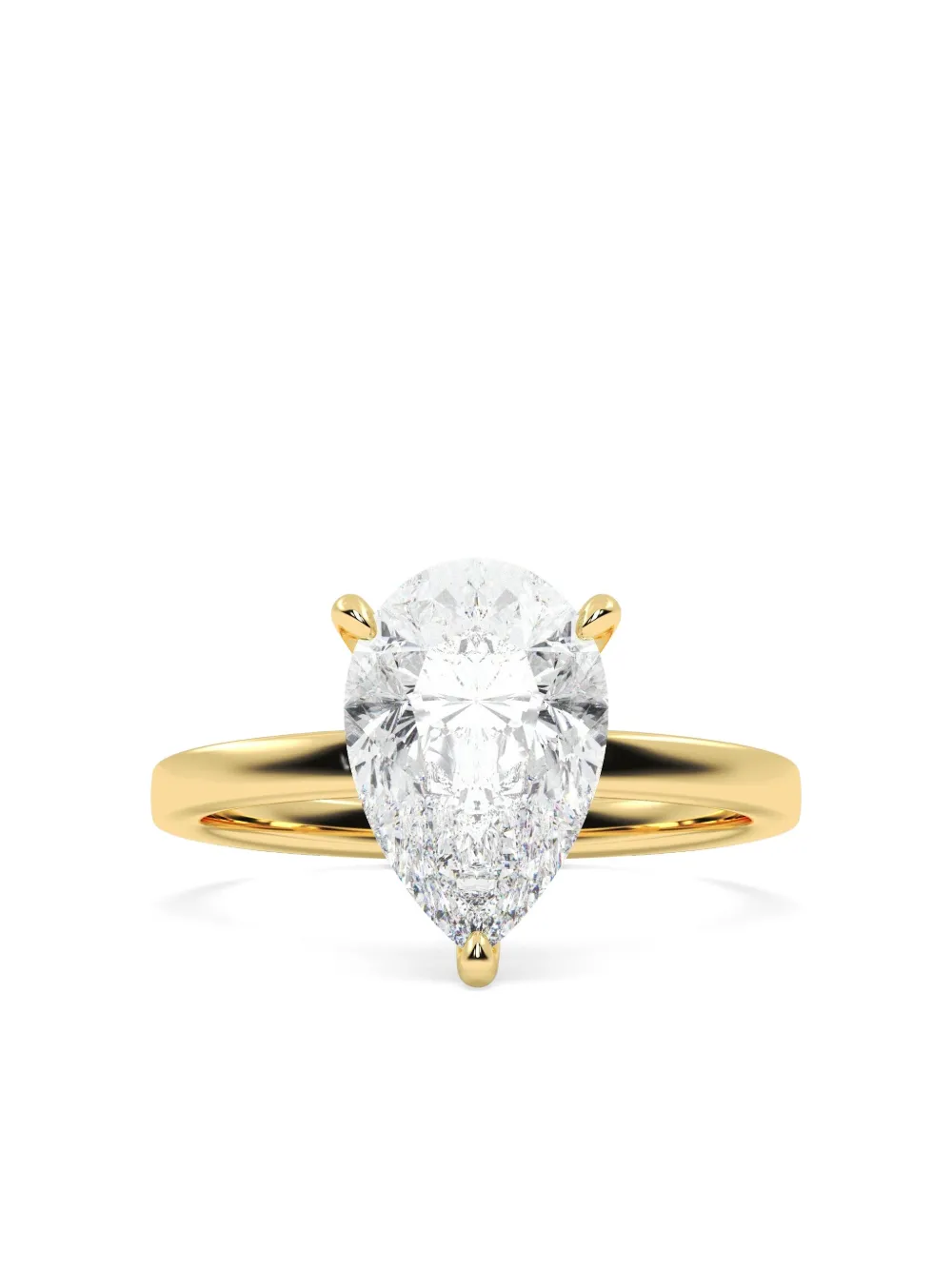 Tilla 14k Yellow Gold Solitaire Ring In Gold