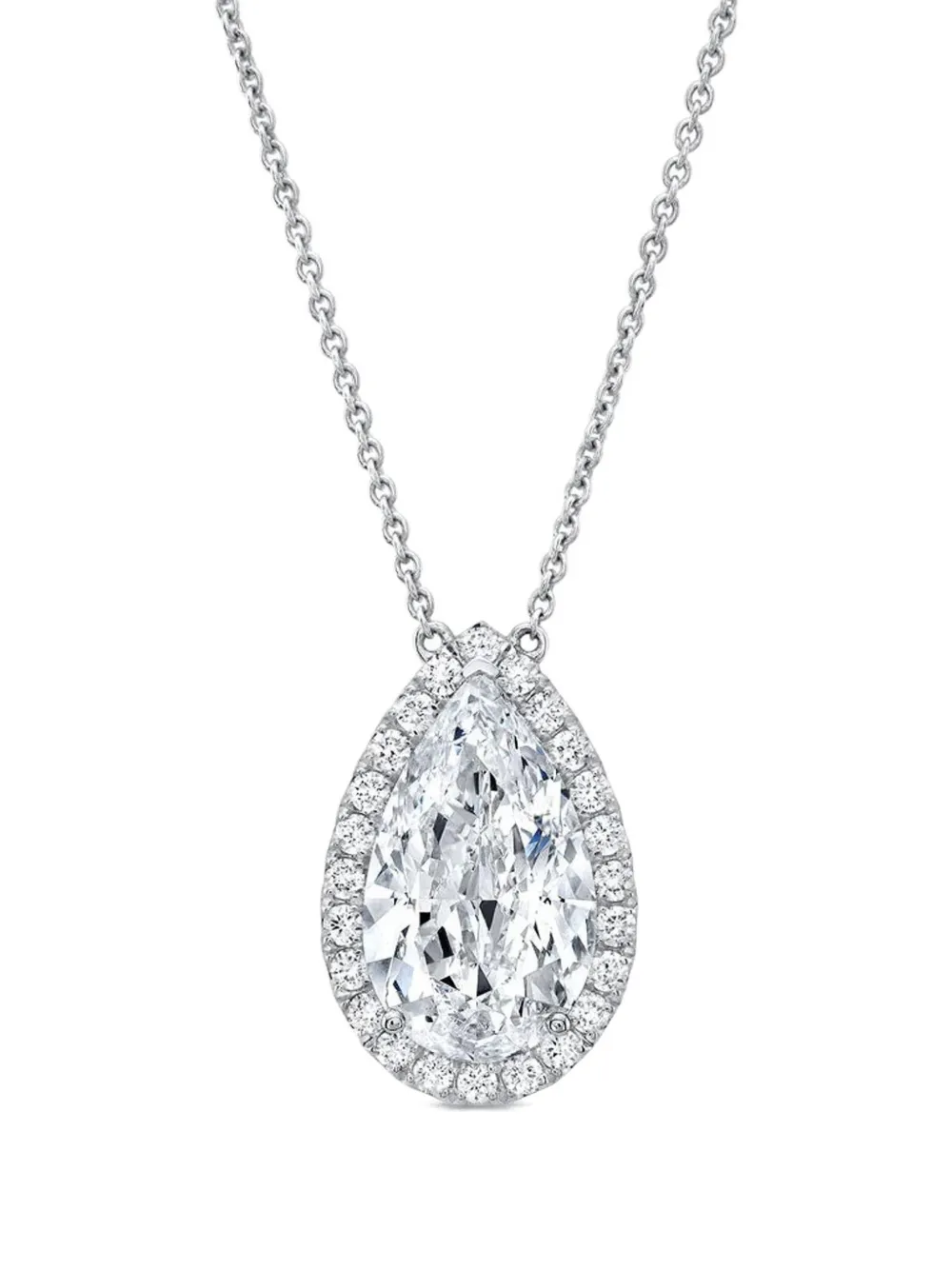Tilla 14k White Gold Diamond Luxsly Necklace In Brown