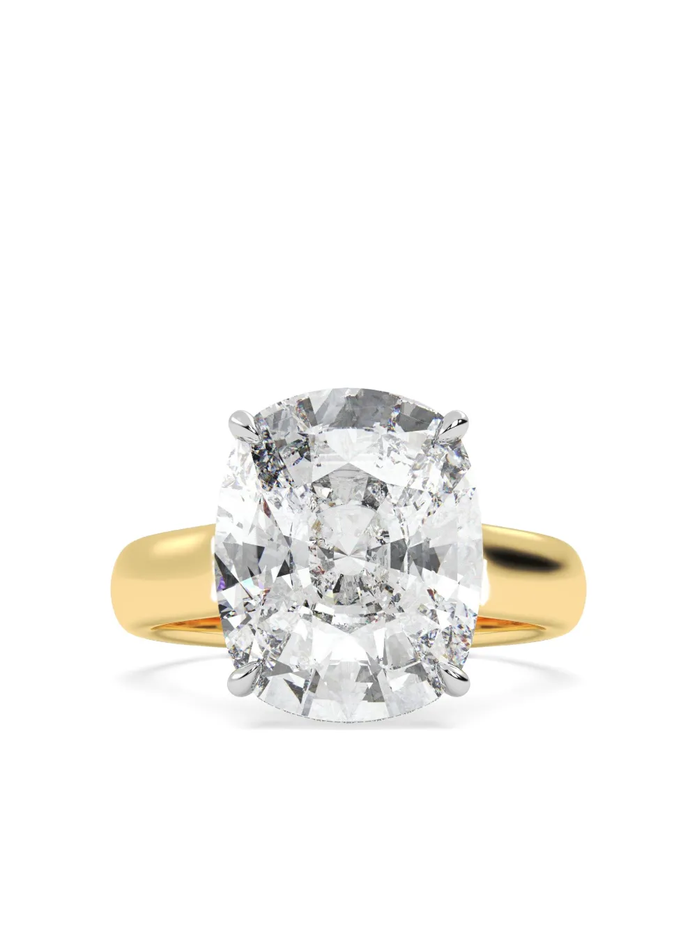 Tilla 14k Yellow Gold Lab-grown Diamond Ring In Gold