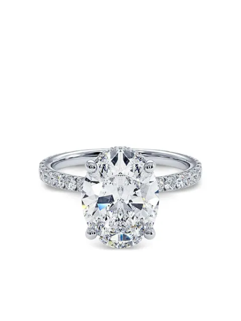 Tilla anillo en oro blanco de 14kt con diamante