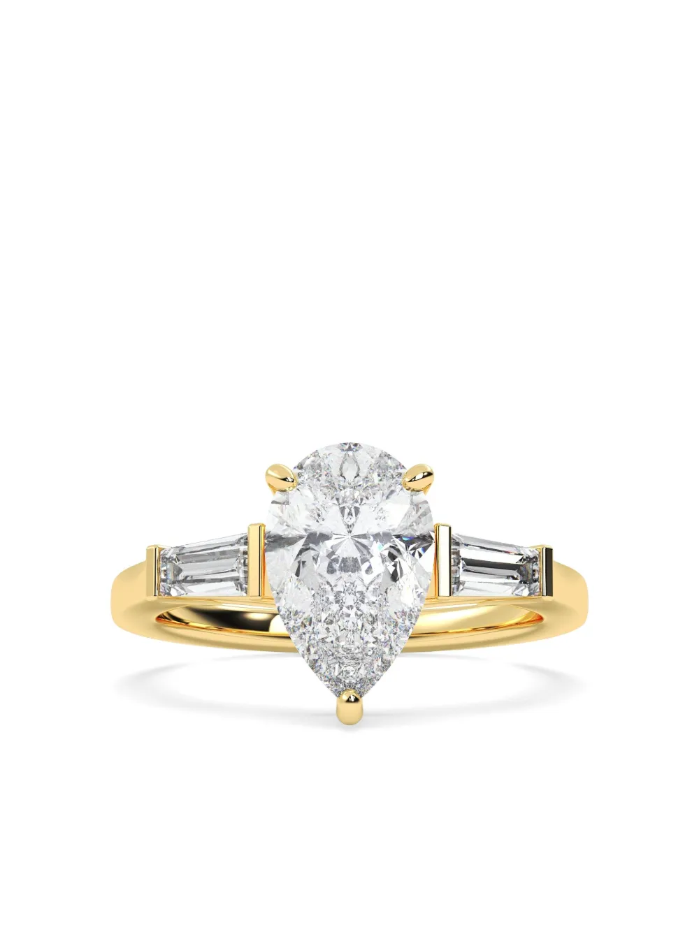 Tilla 14k Yellow Gold Diamond Ring In Gold