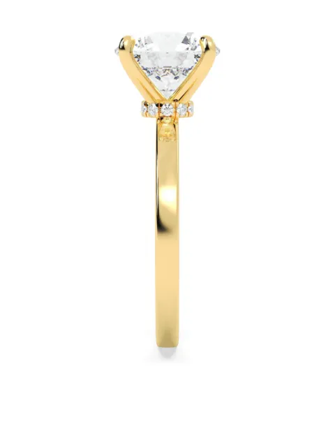 Tilla 14K yellow gold lab-grown diamond solitaire ring