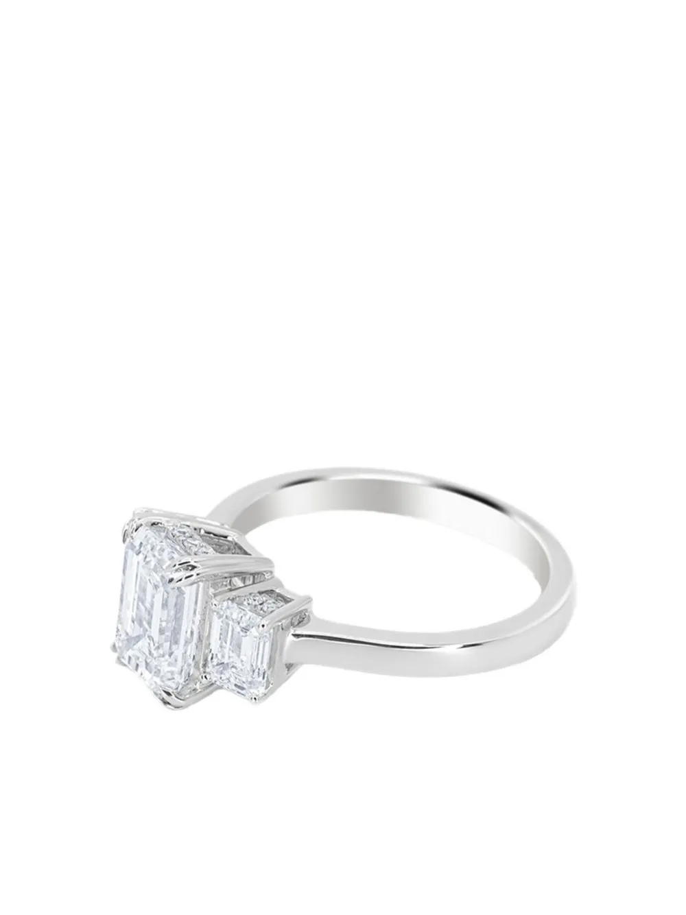 Tilla 14k White Gold Diamond Ring In Metallic