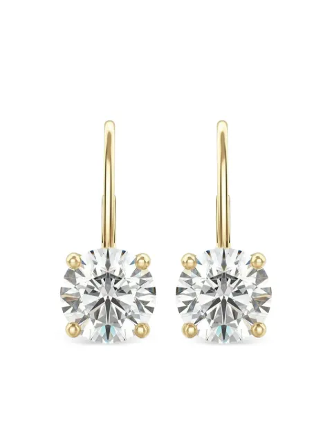 Tilla 14K yellow gold diamond earrings