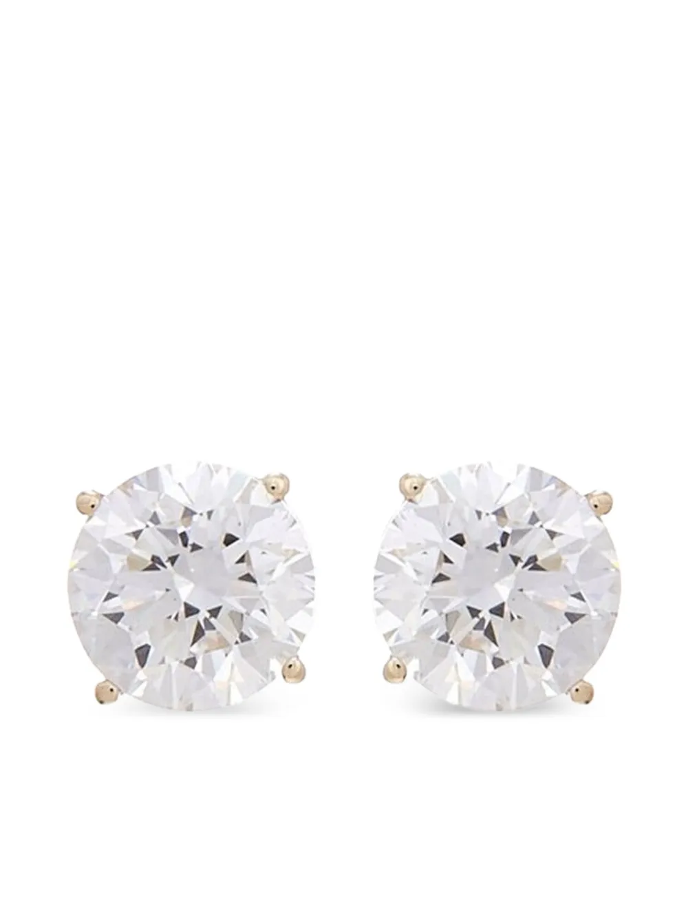 Tilla 14K rose gold diamond stud earrings | Gold | Image 1