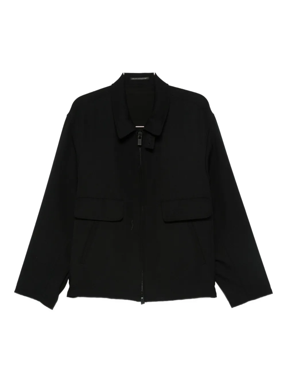 Yohji Yamamoto wool shirt jacket | Black | Image 1