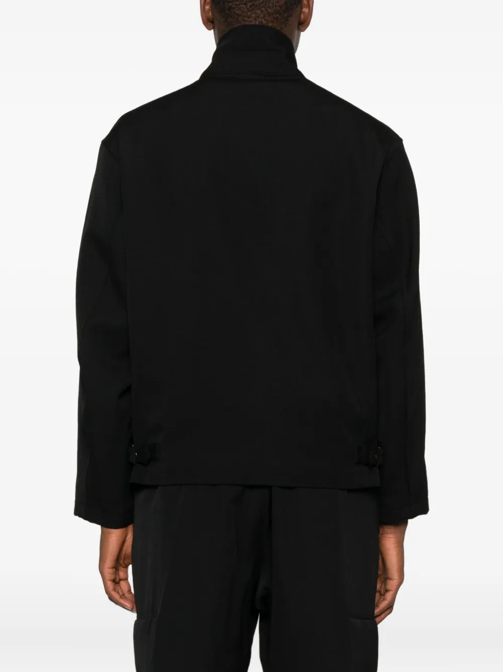 Yohji Yamamoto Black Gabardine Standard Jacket In Black
