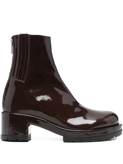 SAPIO 70mm patent-finish boots
