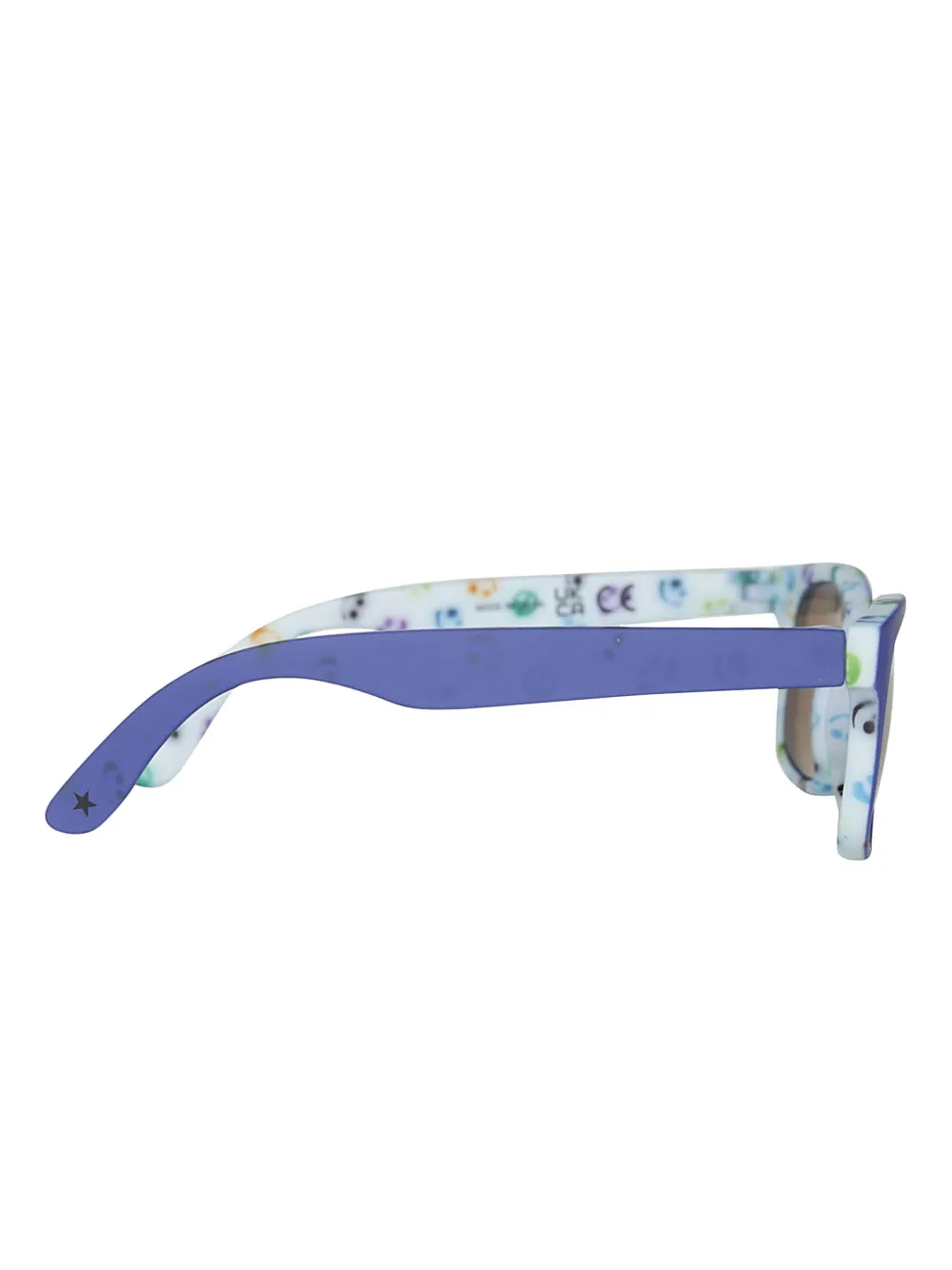 Molo Zonnebril met rechthoekig montuur Blauw