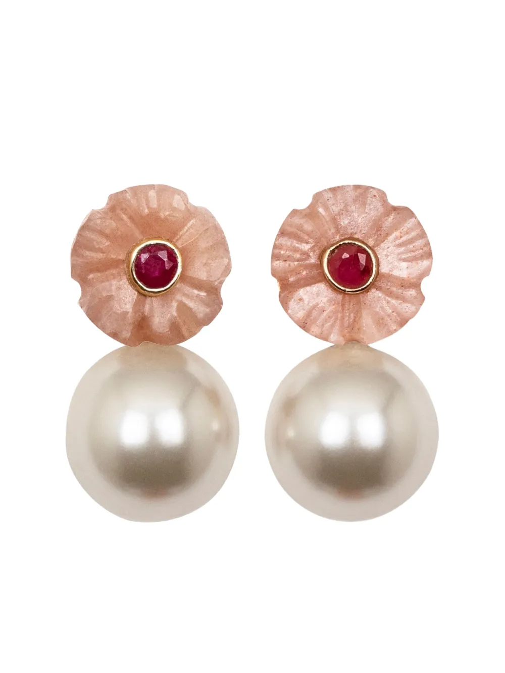 Jennifer Behr Libby Flower-detail Earrings In Multi