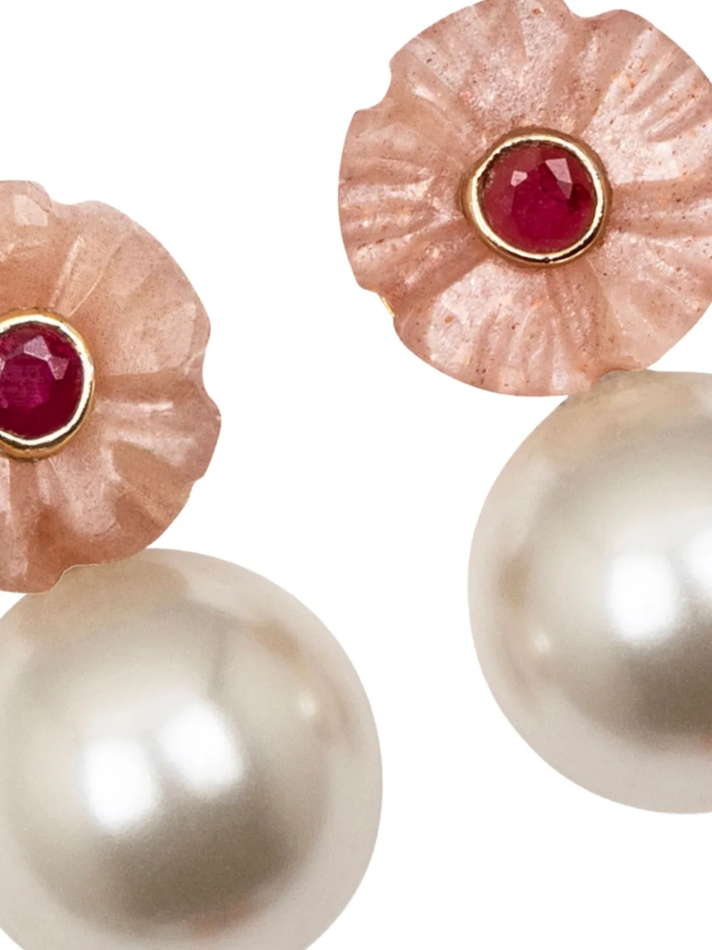 Jennifer Behr Libby Flower-detail Earrings In Multi