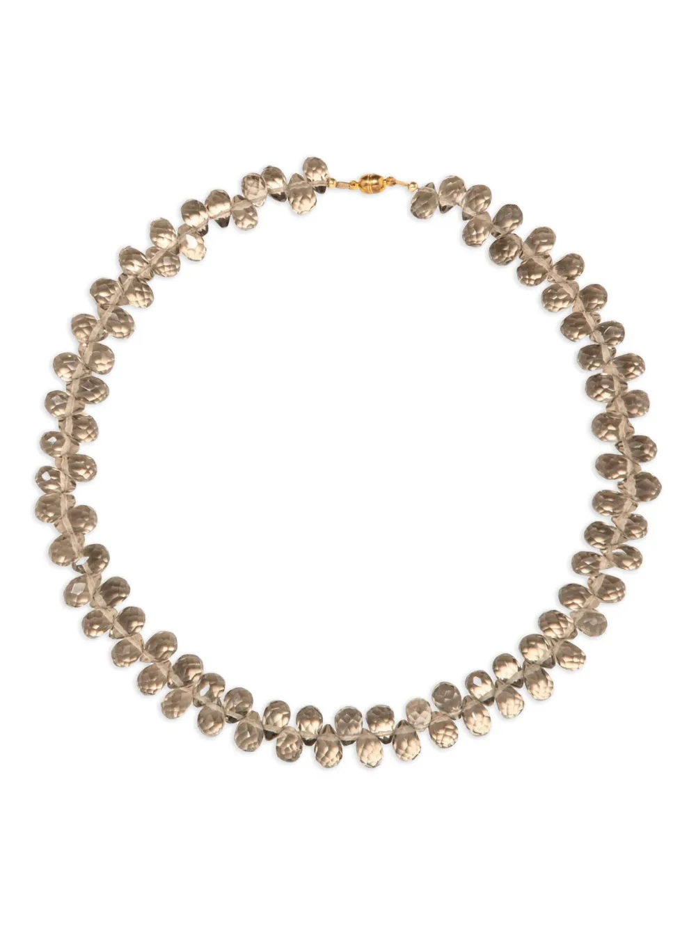 Jennifer Behr Bernadette Beaded Necklace In Gold