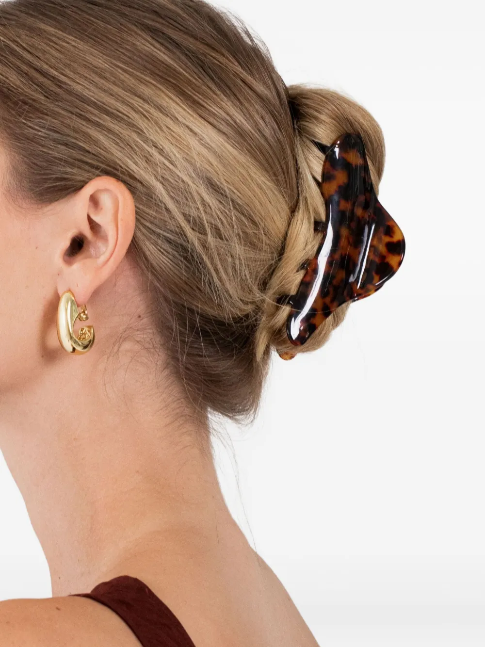 Jennifer Behr Amira Hair Clip In Brown