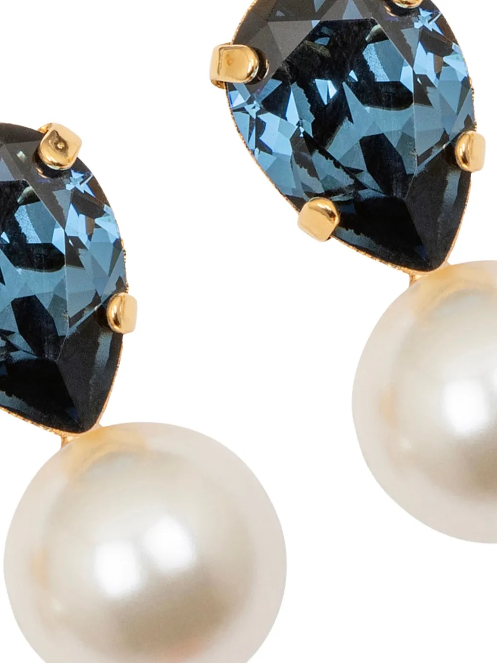 Jennifer Behr Cimone Teardrop Earrings In White