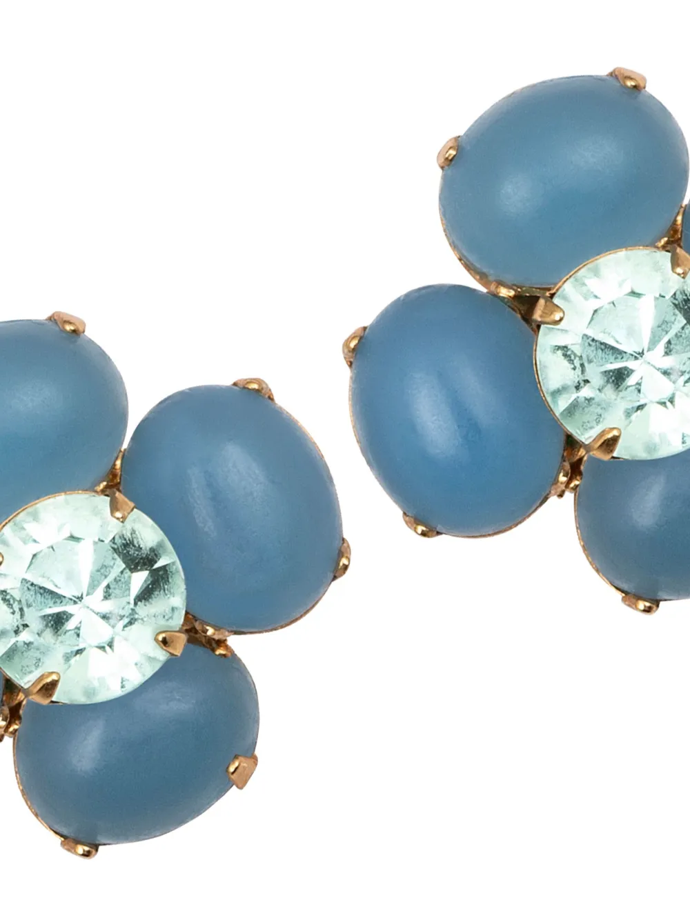 Jennifer Behr Quinn Chalcedony Earrings In Blue