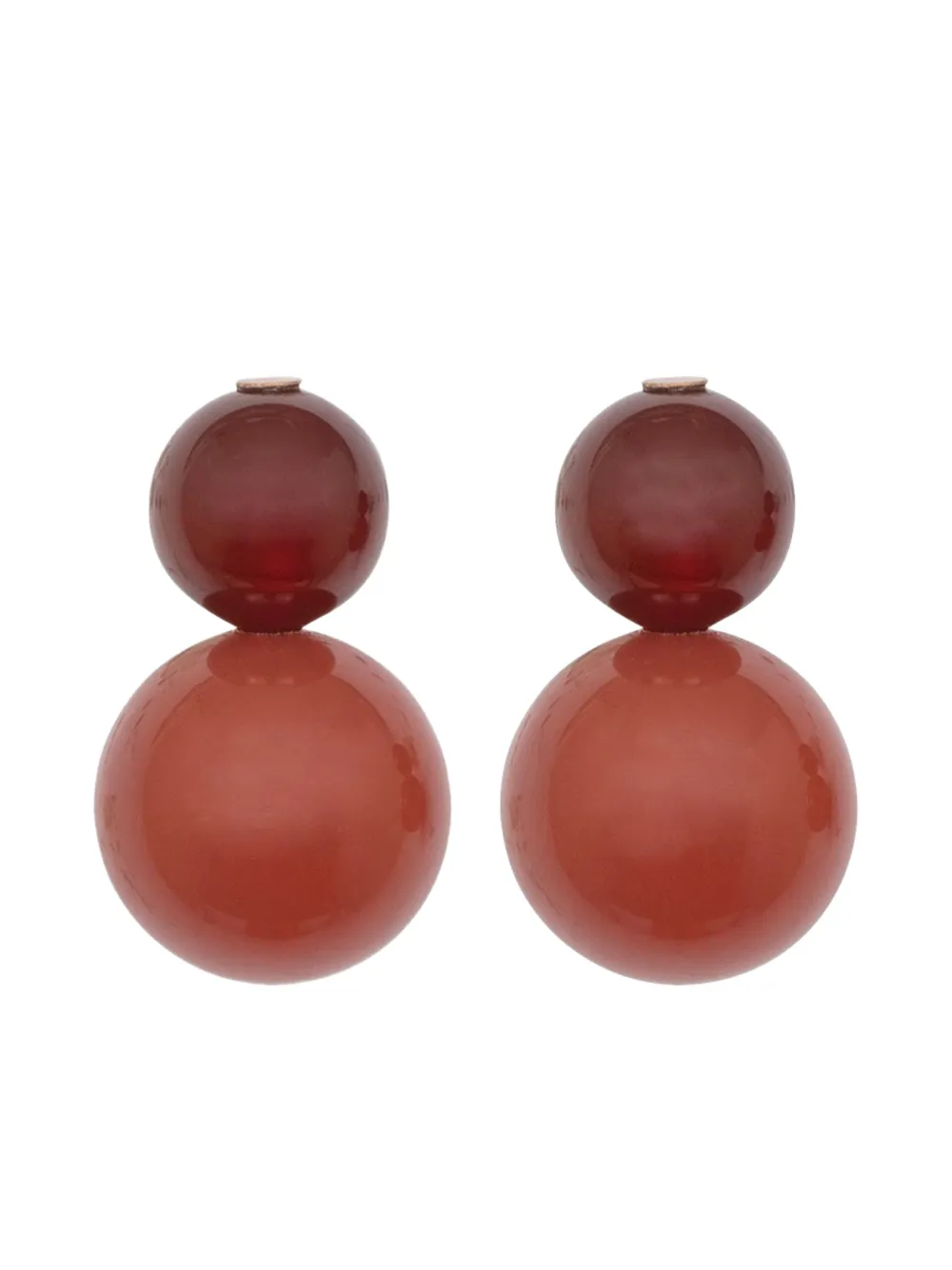 Jennifer Behr Cara Beaded Earrings In Red