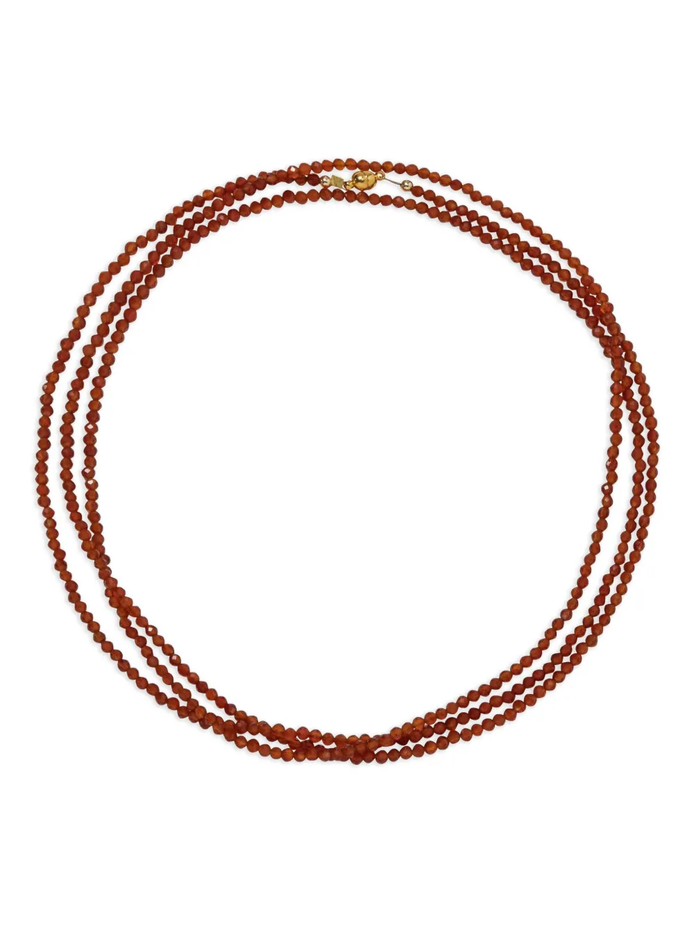 Jennifer Behr Lisette Beaded Necklace In Brown
