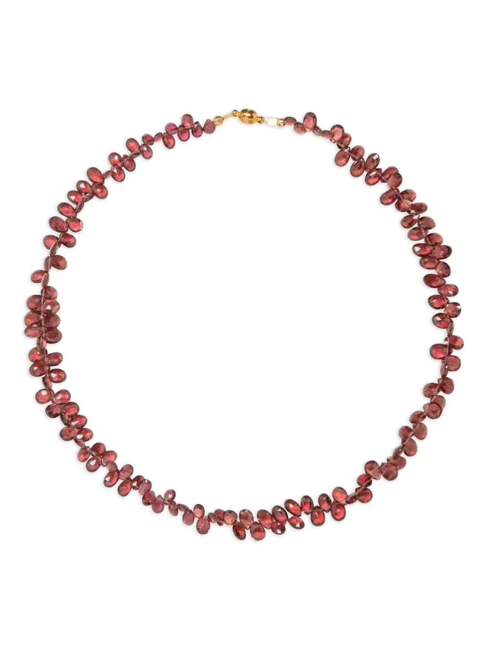 Jennifer Behr Bernadette Plated Necklace In Brown