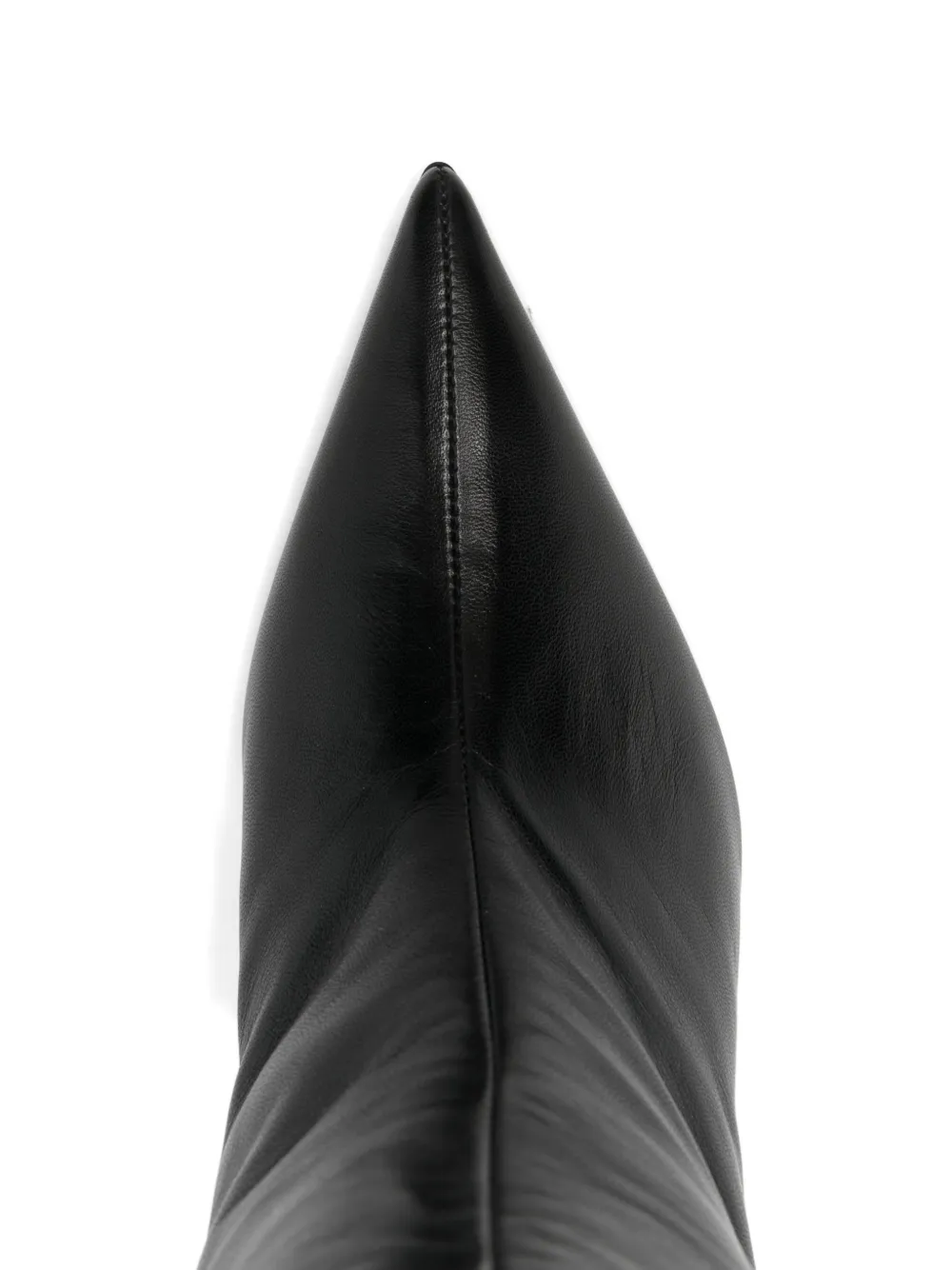 Iceberg 100m Faux Fur-detailed Over-the-knee Boots In Black