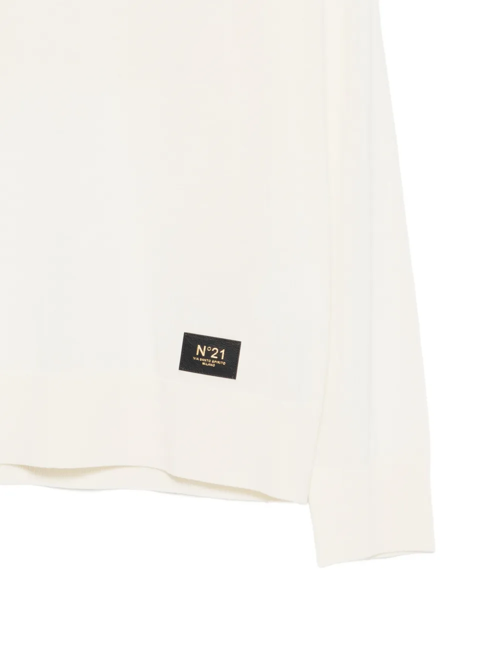  Nº21 V-neck Sweater - Neutrals 