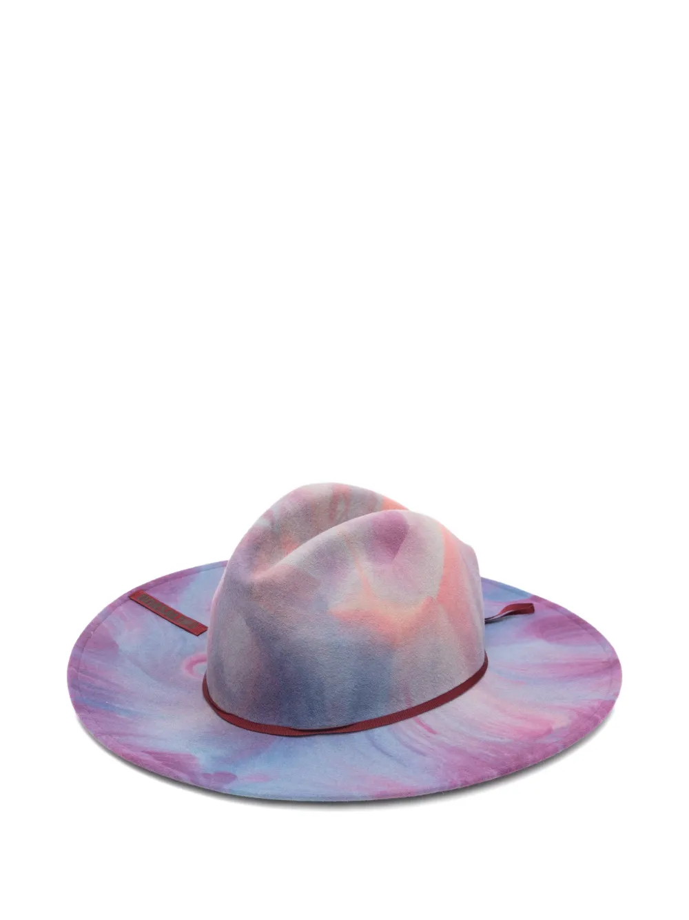 Borsalino tie-dye hat - Viola