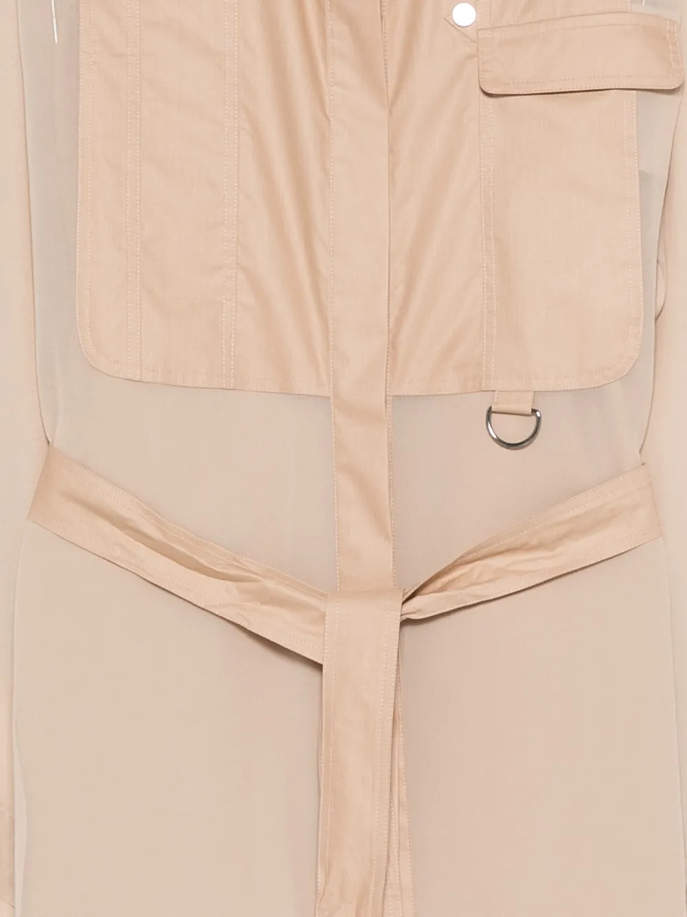  Iceberg Belt Dress - Brown 