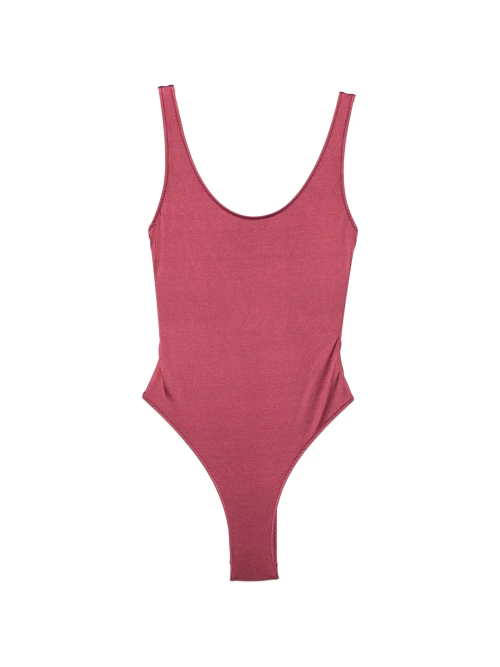 VENUJA scoop-back swimsuit - Rosso