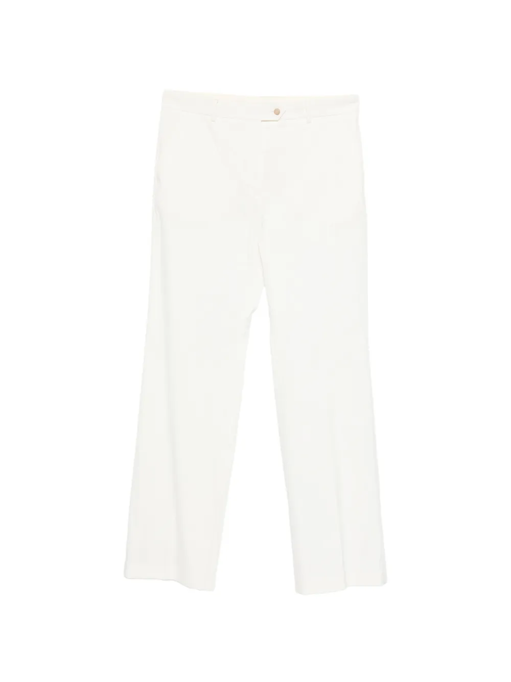 Nº21 Pantaloni con motivo intrecciato - Bianco