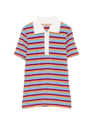 Jil Sander ストライプ Tシャツ | ニュートラル | FARFETCH JP