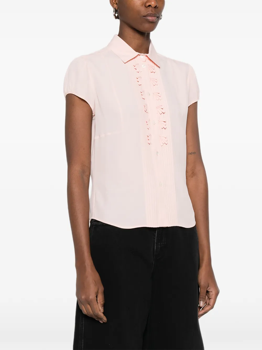  Nº21 Ruffled Shirt - Pink 