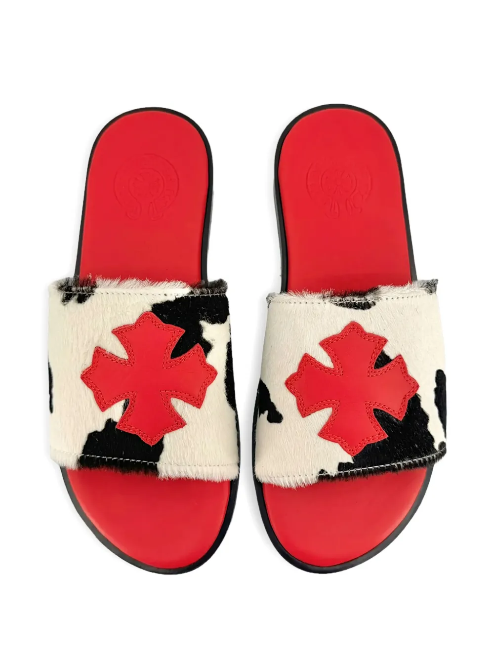 Chrome Hearts cross-patch sandals | Image 2