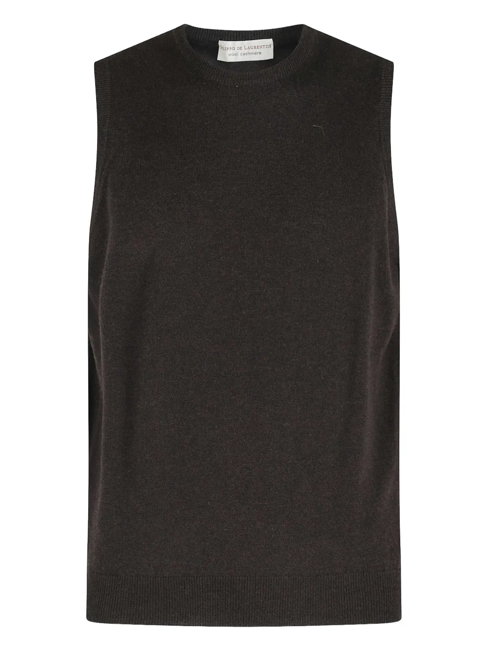 Filippo De Laurentiis sleeveless vest | Brown | Image 1