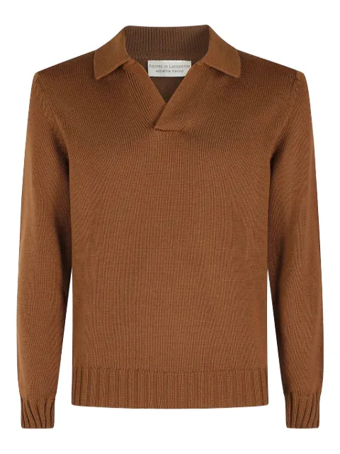 Filippo De Laurentiis long-sleeves polo shirt