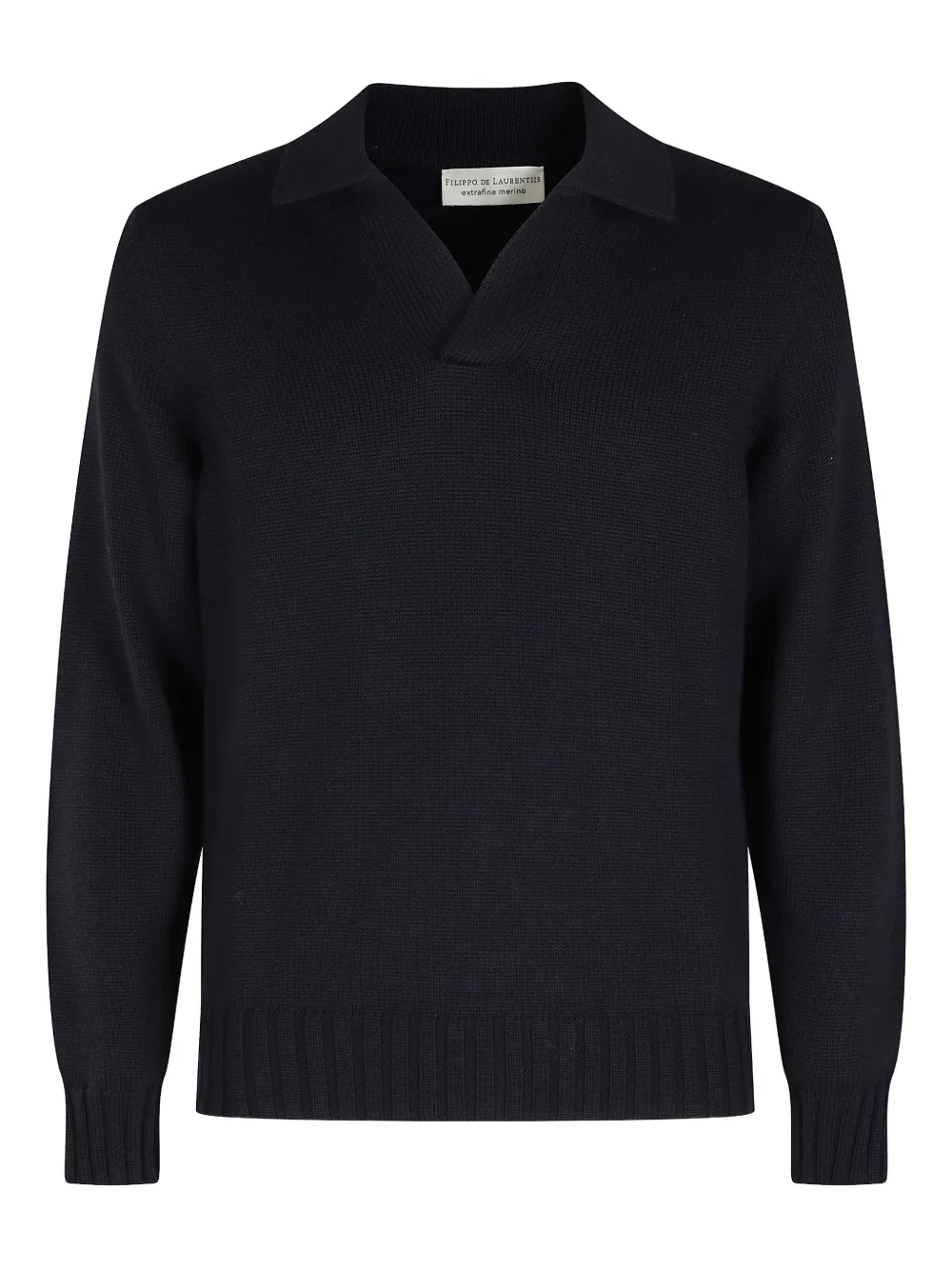 Filippo De Laurentiis jersey con cuello en V | azul | Image 1