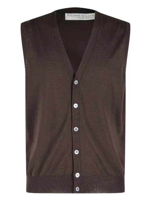 Filippo De Laurentiis buttoned sleeveless gilet