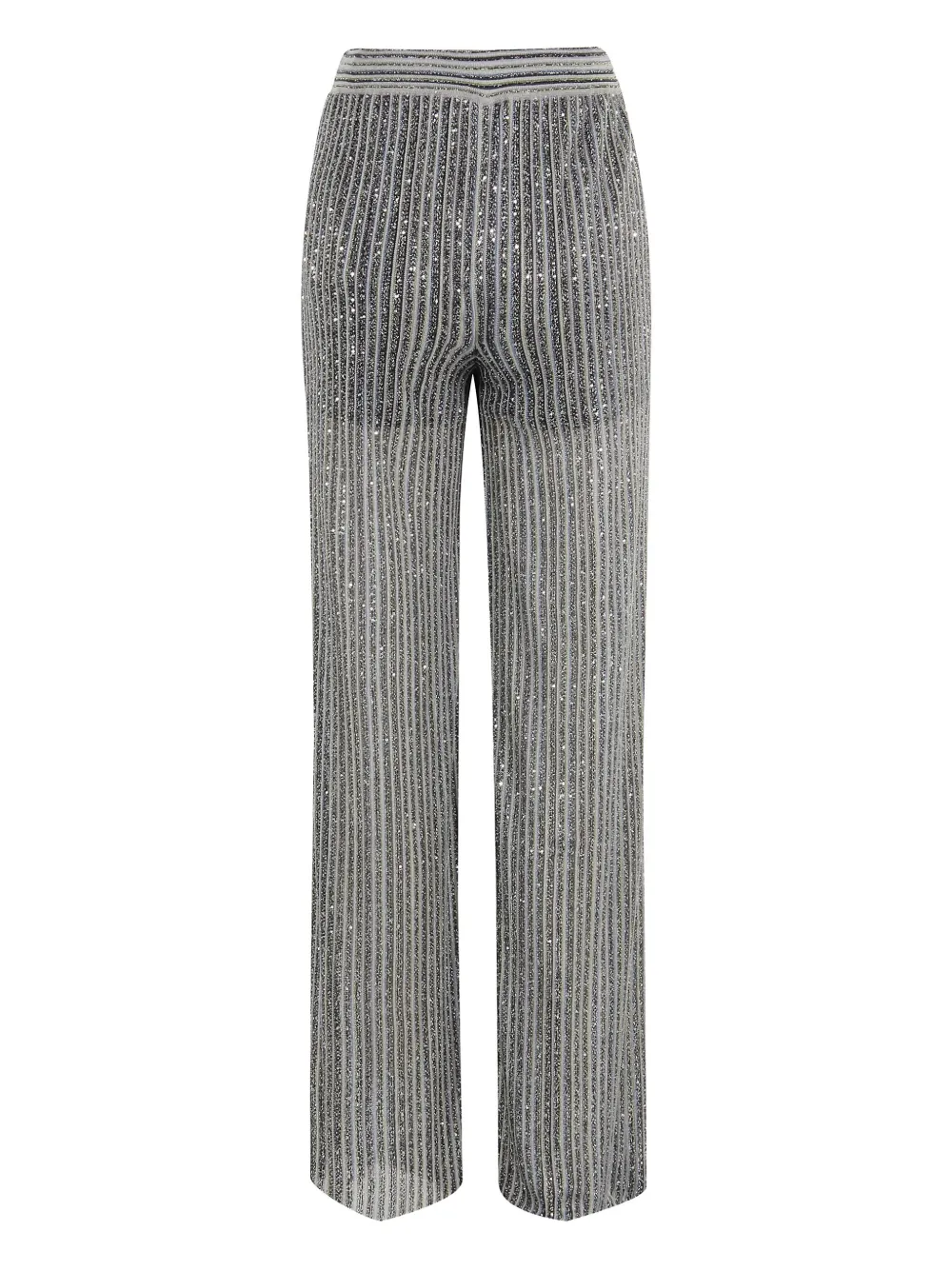 Missoni metallic-effect trousers - Grijs