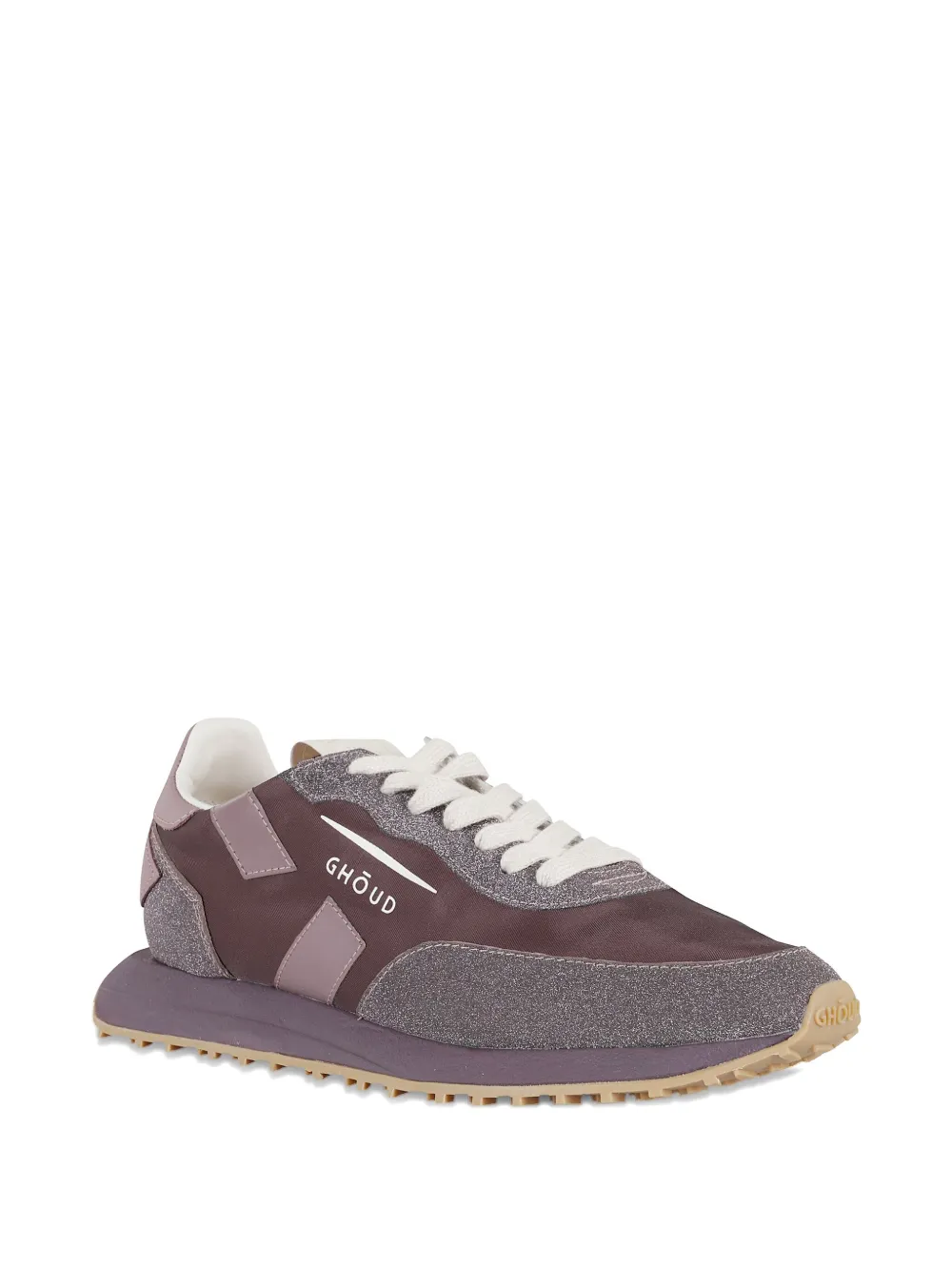 Ghoud Ruby Glittered Low-top Sneakers In Purple
