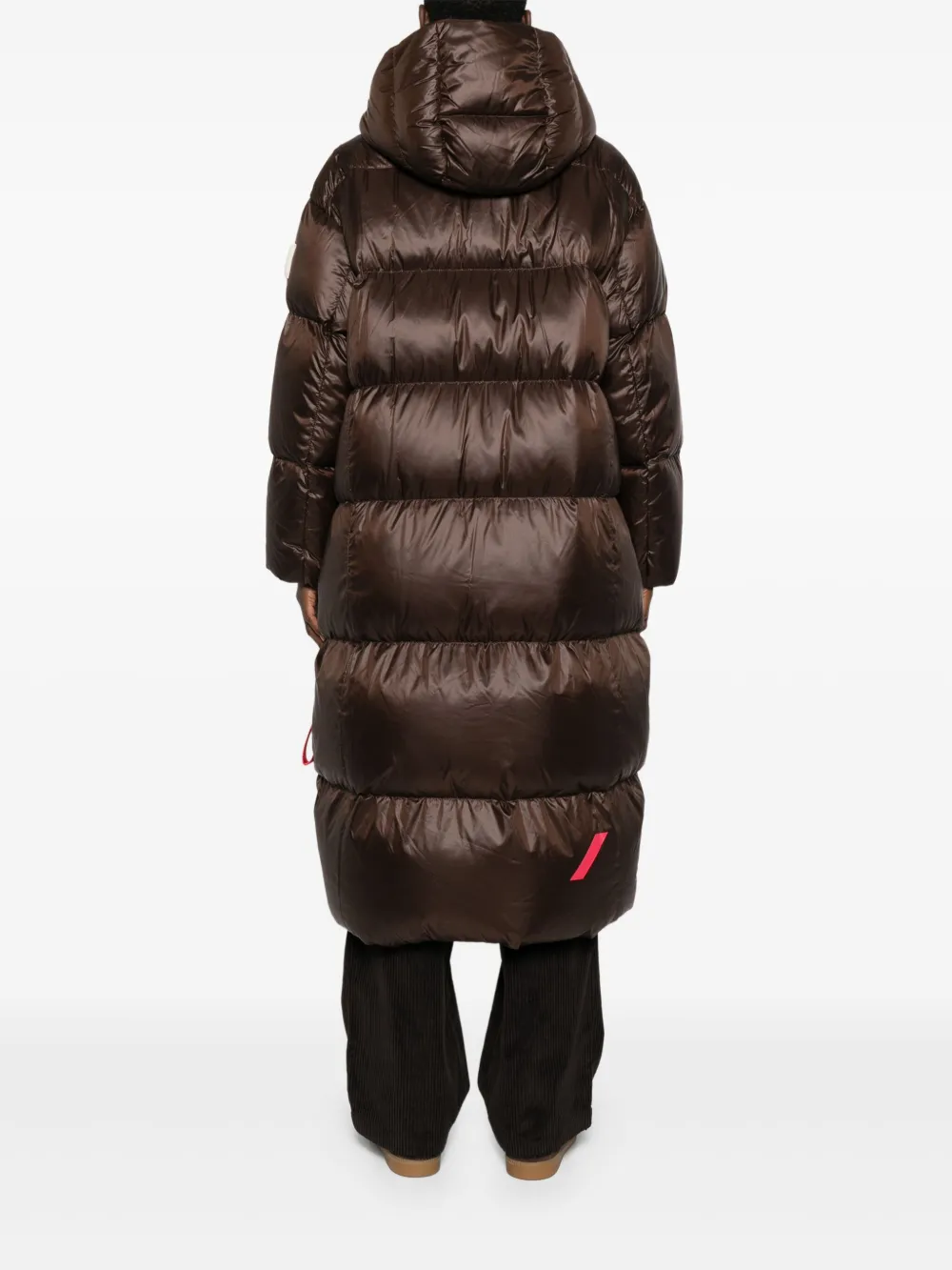 After Label Montreux Hooded Coat In Brown