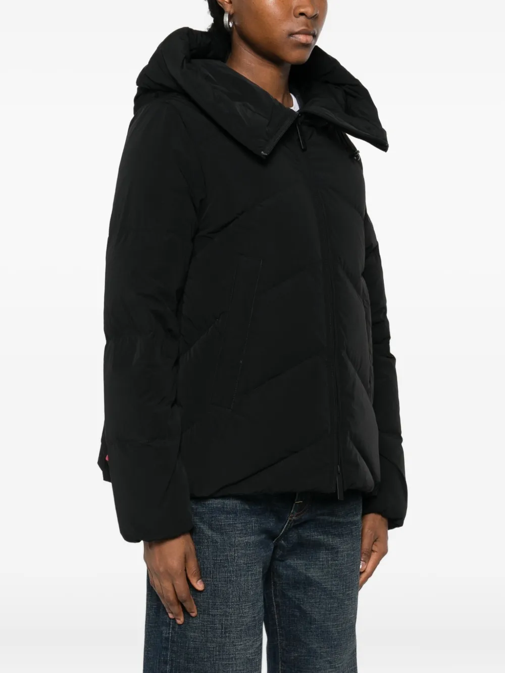 After Label Helsinky Hooded Jacket In Black
