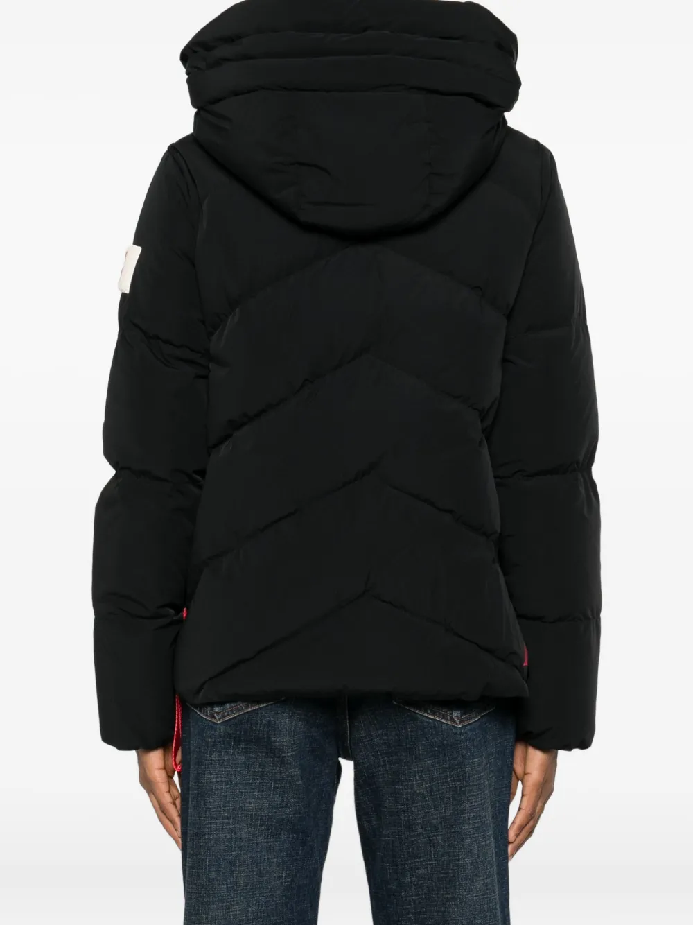 After Label Helsinky Hooded Jacket In Black