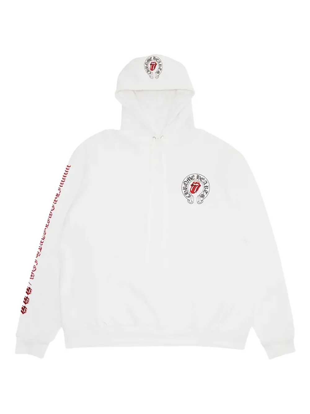Chrome Hearts hoodie Lips en colaboración con Rolling Stone | neutro | Image 1