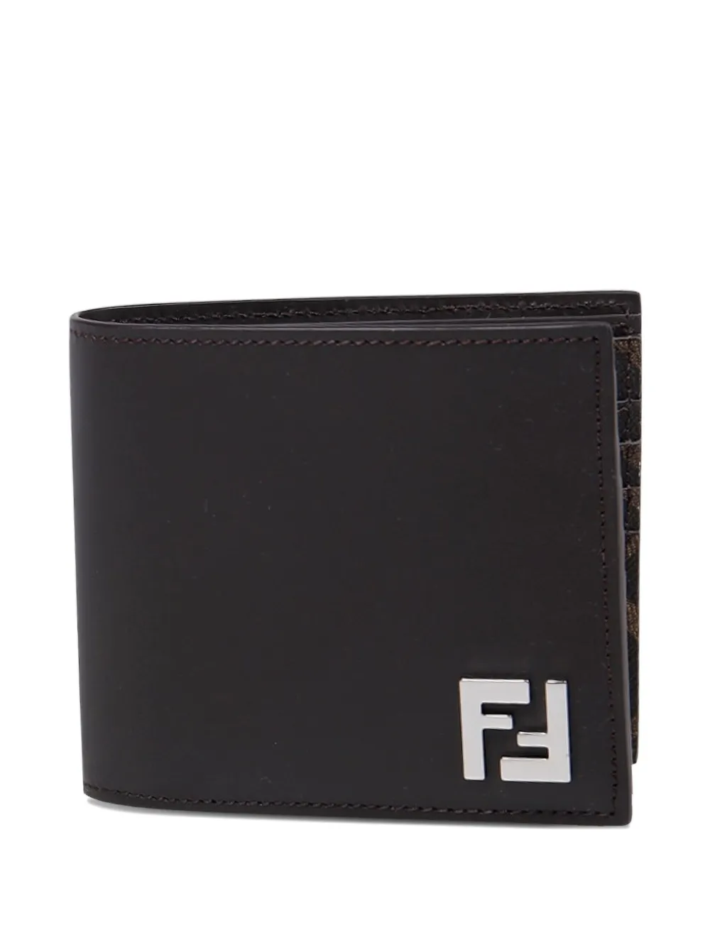 Fendi Men Leather Wallet In Black
