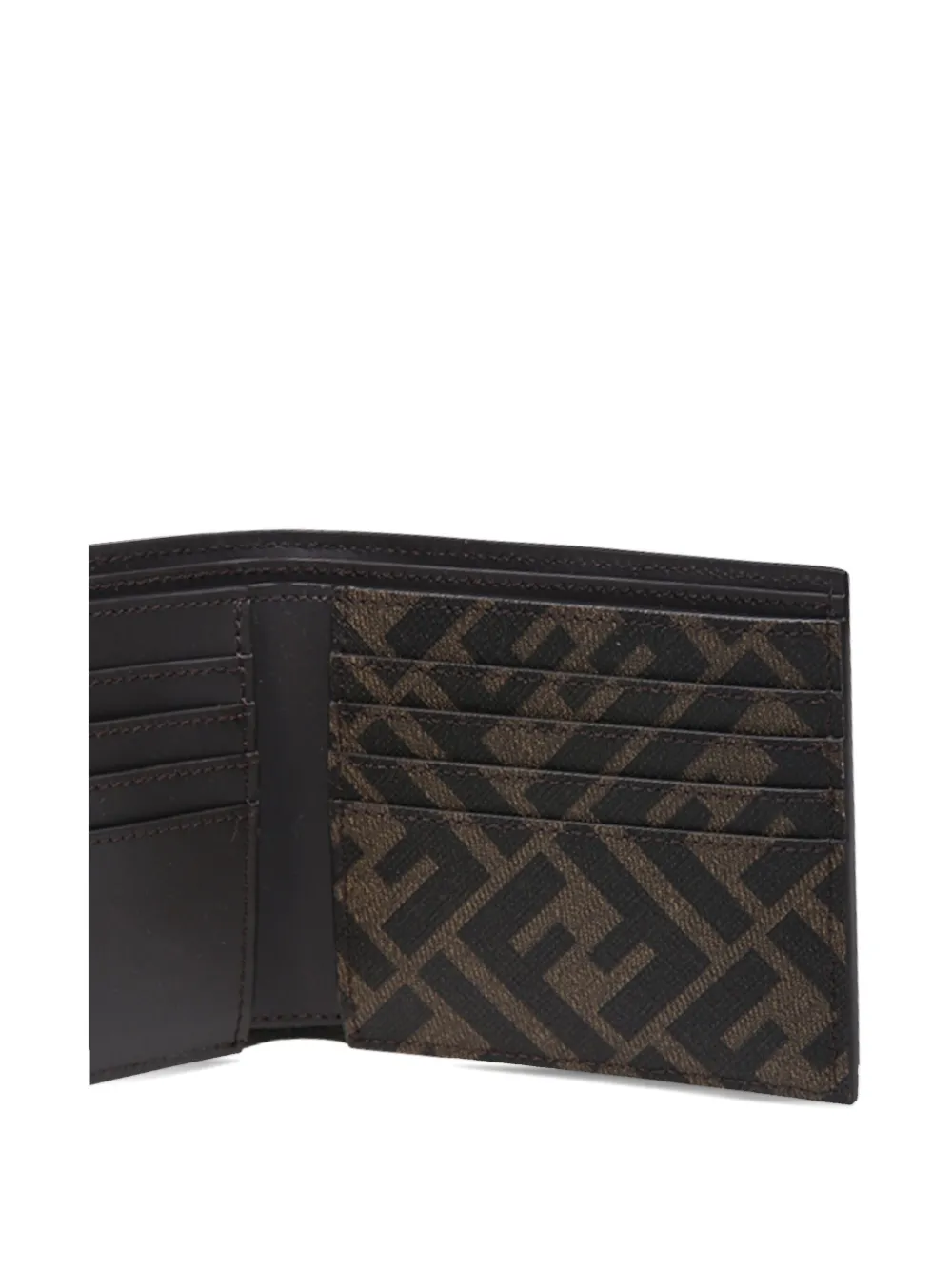 Fendi Men Leather Wallet In Black