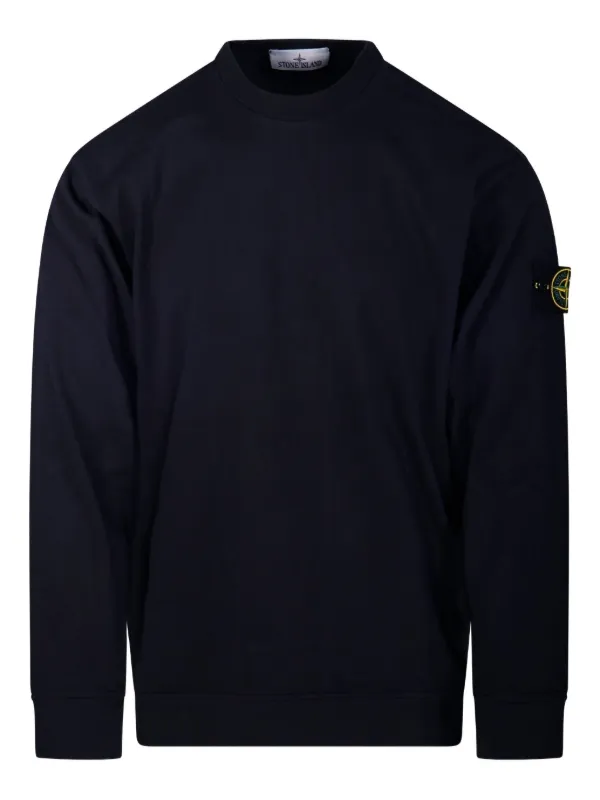 Stone Island Crew-neck Sweatshirt in Blue