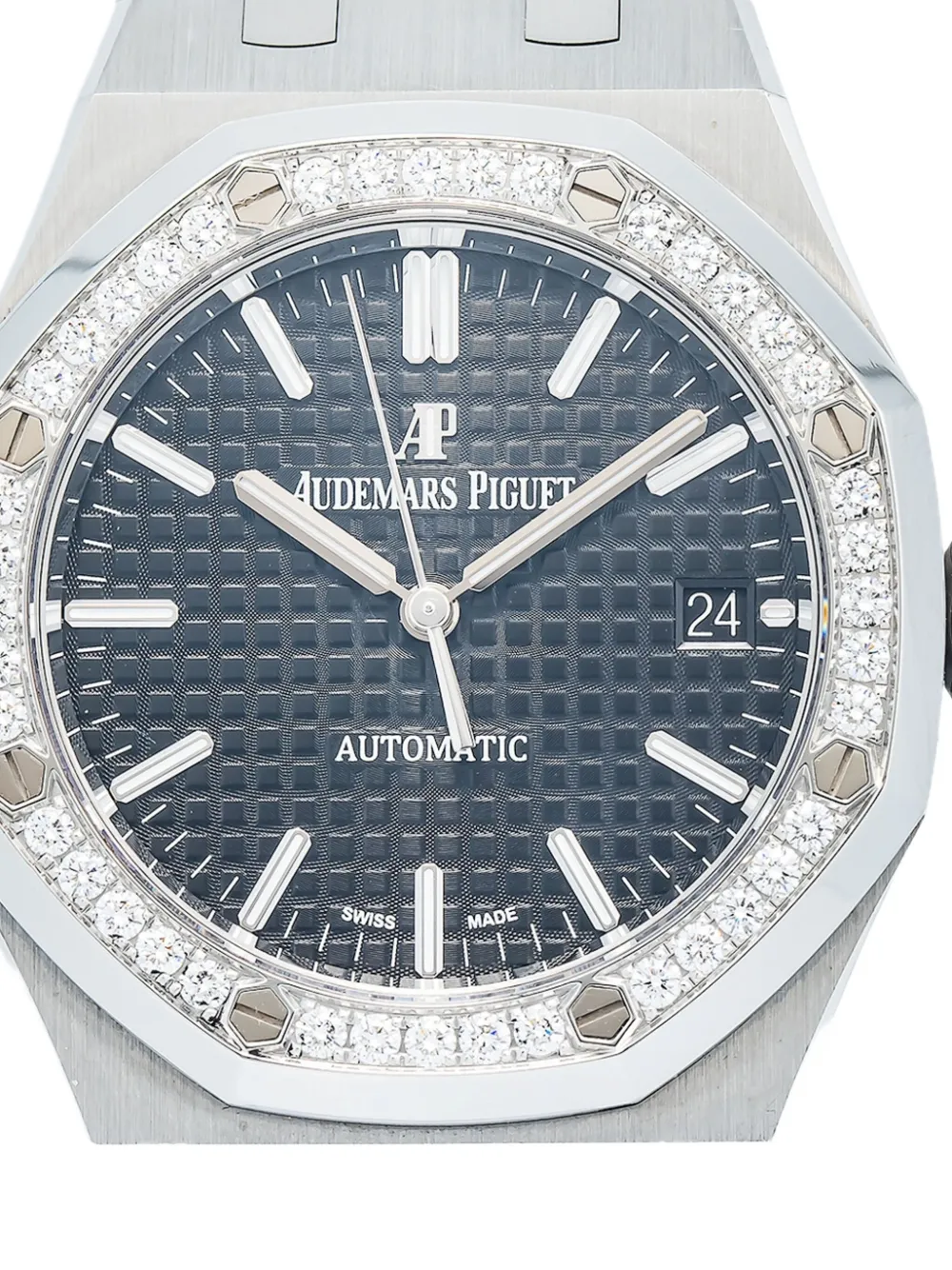 Pre-owned Audemars Piguet Pre Owned Royal Oak 37mm In Black
