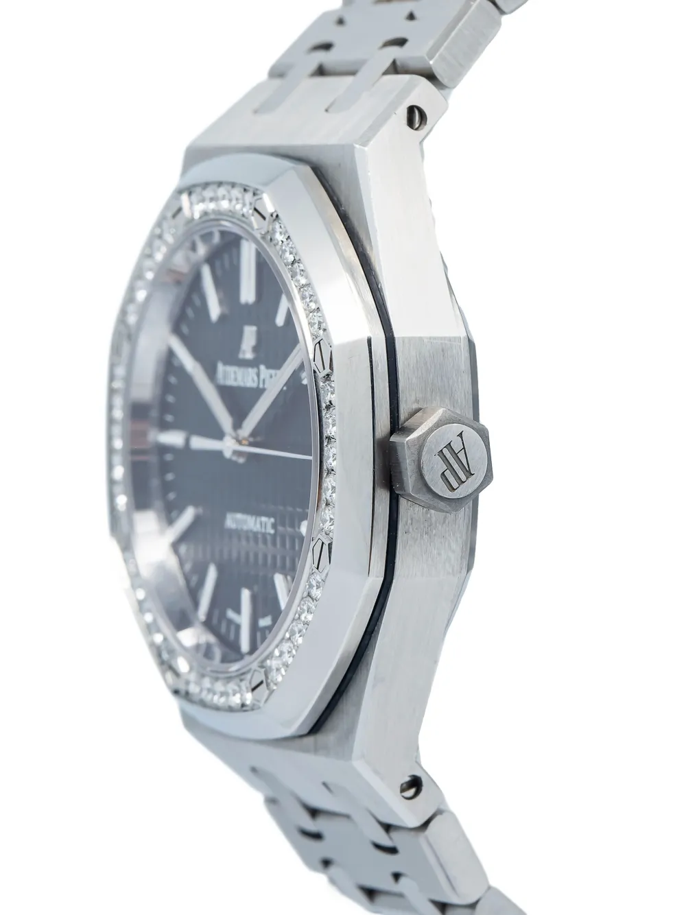 Pre-owned Audemars Piguet Pre Owned Royal Oak 37mm In Black