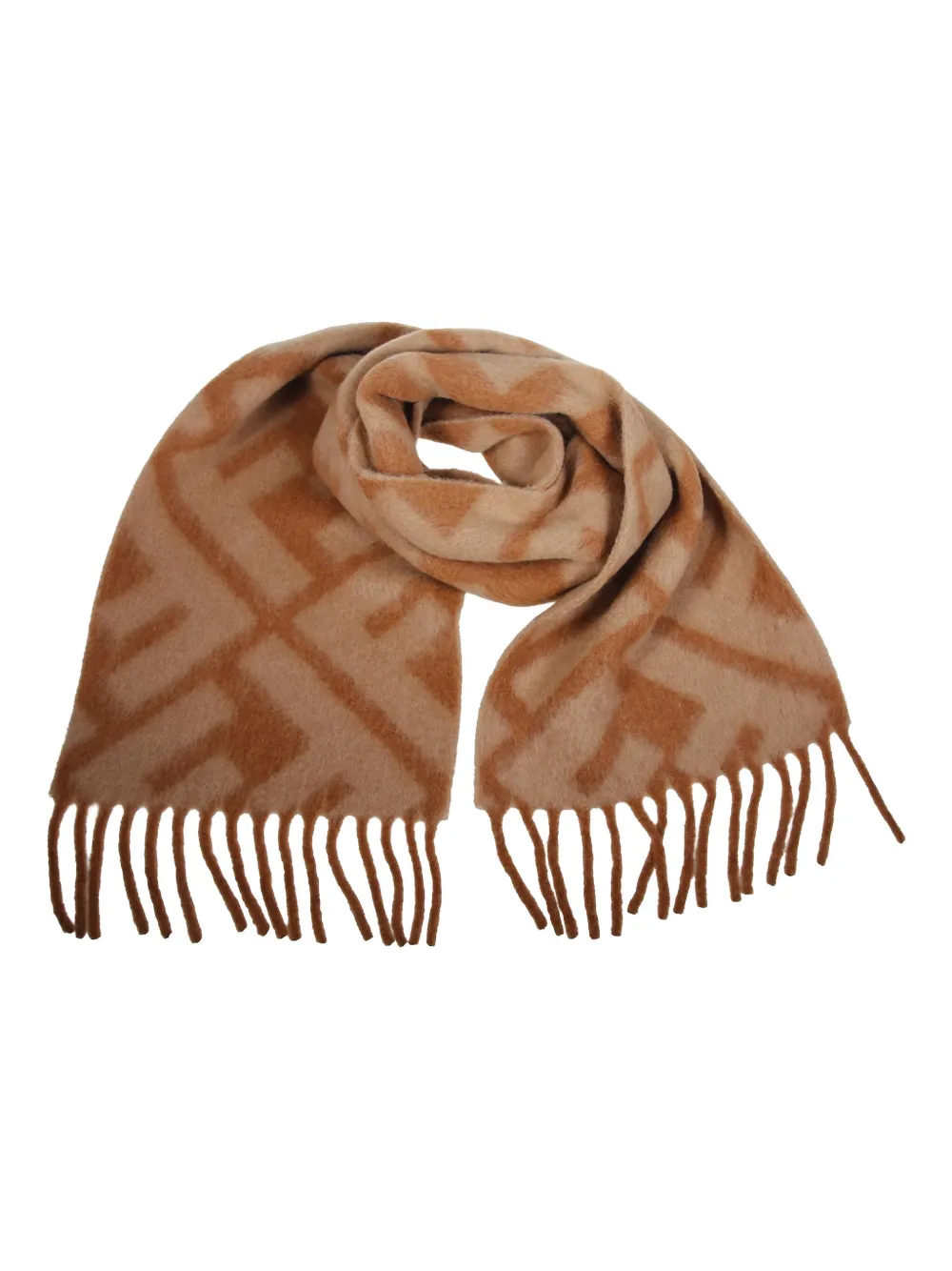 FENDI FF-patterned scarf - Bruin